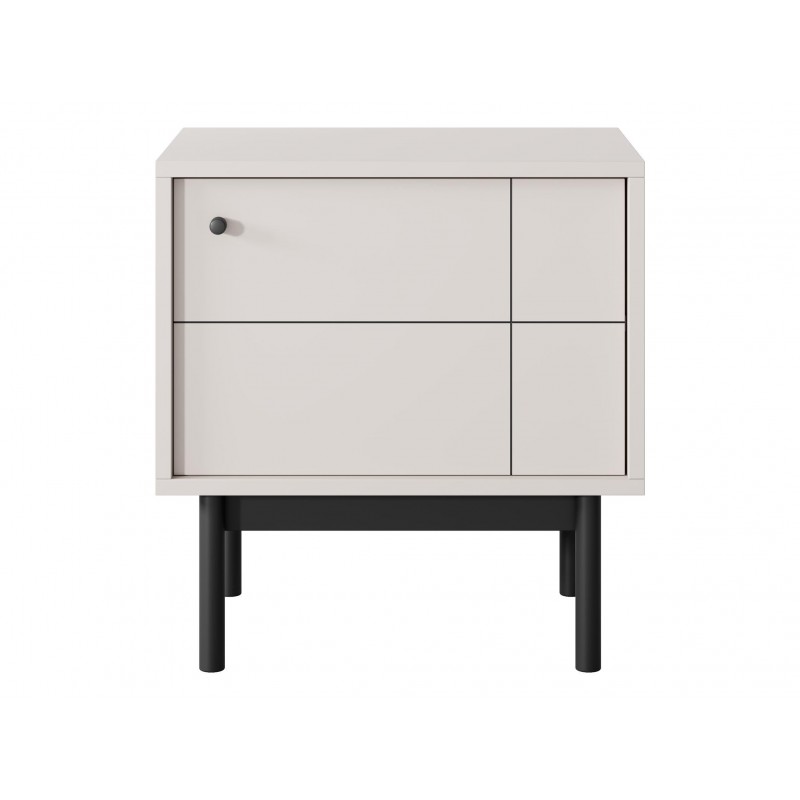 Moderner kippbarer Nachttisch mit Regal für das Schlafzimmer PANDA Cashmere 3/9