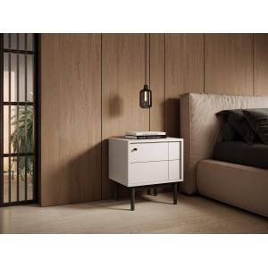 Moderner kippbarer Nachttisch mit Regal für das Schlafzimmer PANDA Cashmere 4/9
