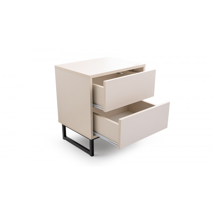 Nachttisch beige mit...