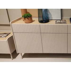 Dreitürige Kommode mit Schubladen LEVANT in beige 3S3D 6/9