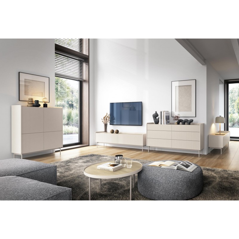 Moderner RTV LEVANT-Schrank in Beige 7/9
