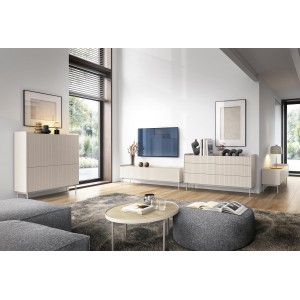 Moderner RTV LEVANT-Schrank in Beige 7/9