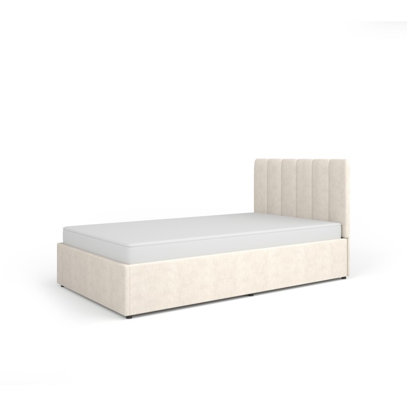 Schlafzimmer-Polsterbett MOSSA 120x200 Beige 1/9