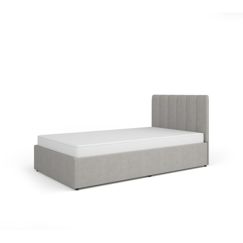 Schlafzimmer-Polsterbett MOSSA 120x200 Grau 1/9