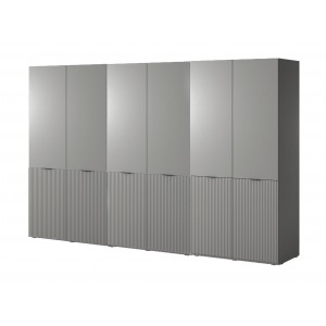 Satz von 3 modularen Schränken SANDBOX 3X NOVA grau 1/9