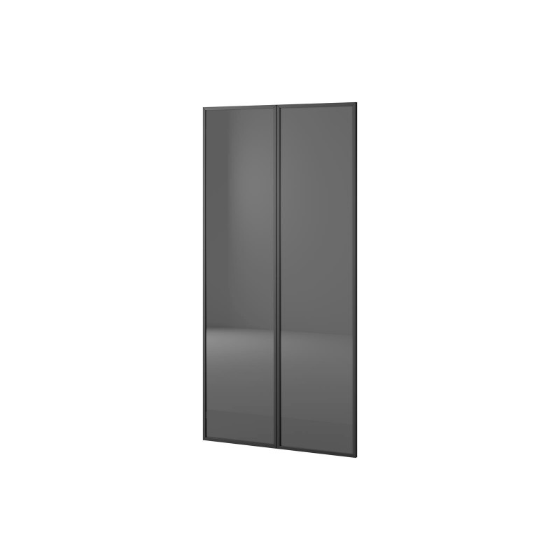 Satz von 3 modularen Schränken SANDBOX 2X ANTISOL + NOVA schwarz mit LED-Beleuchtung 5/9