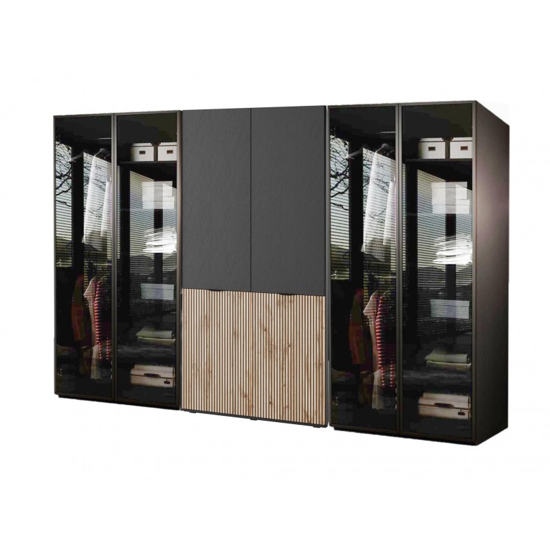 Satz von 3 modularen Schränken SANDBOX 2X ANTISOL + SENTINO mit LED-Beleuchtung