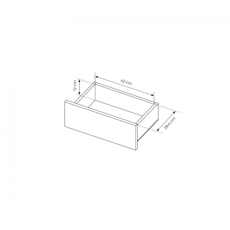 Schrank mit LED-Beleuchtung LANGO 150cm Schwarz + Eiche Evoke 7/9