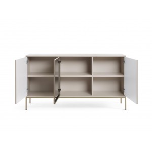 Moderne Kommode SENTINO 154 mit LED-Beleuchtung Kaschmir 2/9