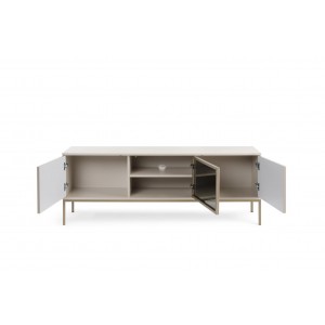Moderner RTV-Schrank 154 SENTINO mit LED-Beleuchtung Kaschmir 2/9