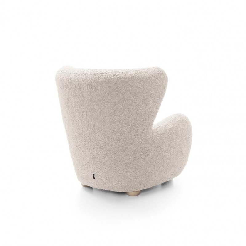 TEDDY Boucle Soft Sessel mit hoher Rückenlehne creme 4/9