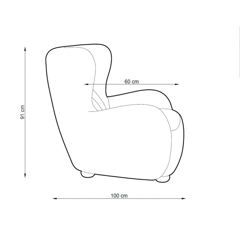 TEDDY Sessel Stoff Plüsch bequem für Schlafzimmer grau 7/9