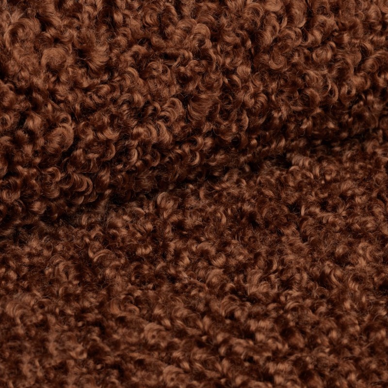 Stilvoller TEDDY Plüsch-Sessel Rot 5/9