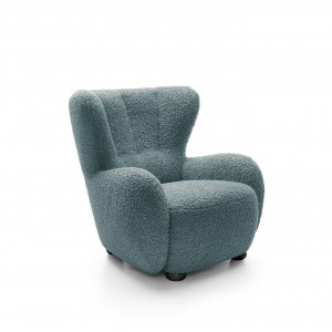 TEDDY Boucle-Sessel in türkis 2/9