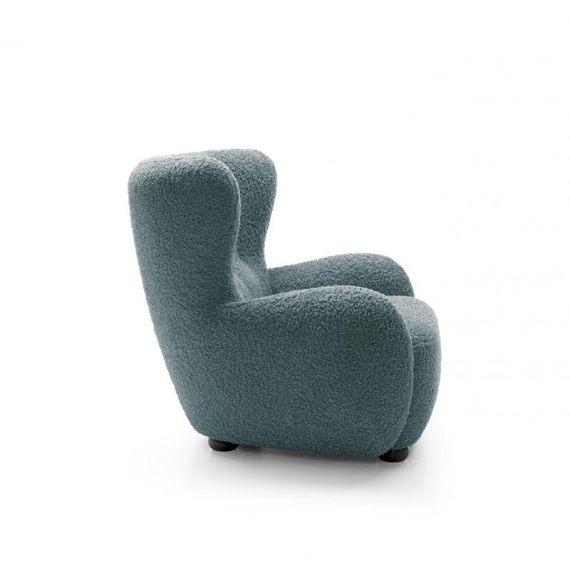 TEDDY Boucle-Sessel in türkis 3/9