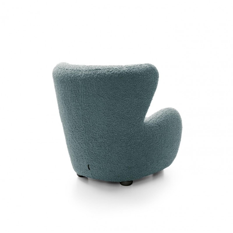 TEDDY Boucle-Sessel in türkis 4/9