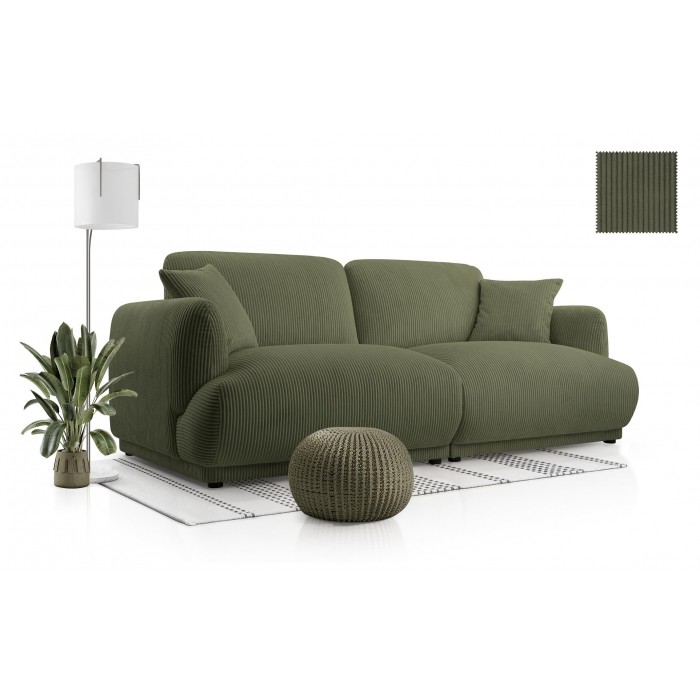Elegantes Zweisitzer-Sofa LOCCO mit bequemer...