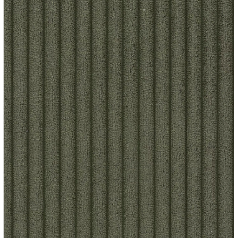 Elegantes Zweisitzer-Sofa LOCCO mit bequemer Sitzfläche aus kordgrünem Stoff 7/9