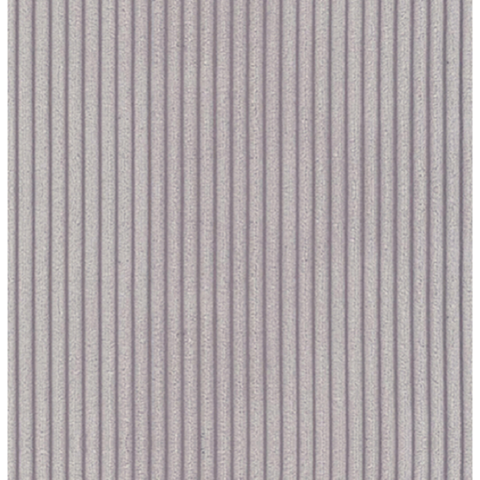 Elegantes Zweisitzer-Sofa LOCCO mit bequemer Sitzfläche aus grauem Kordstoff