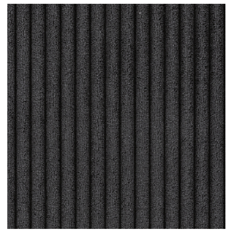 Elegantes Zweisitzer-Sofa LOCCO mit bequemer Sitzfläche aus graphitfarbenem Kordstoff 7/9