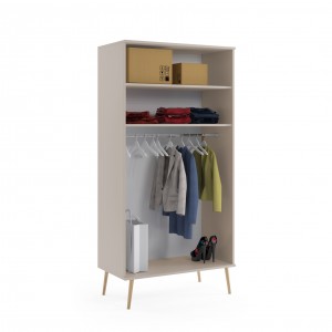 Moderner schmaler IKON-Kleiderschrank aus Kaschmir im skandinavischen Stil 2/9