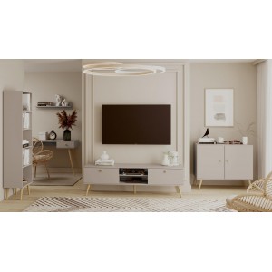 IKON moderner Kaschmir RTV Schrank für das Wohnzimmer 3/9