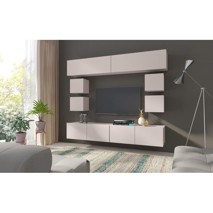 Quadratischer Kaschmir-Hängeschrank BIRD