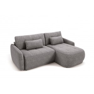 Vielseitiges Ecksofa für das Wohnzimmer KRABI grau 2/9