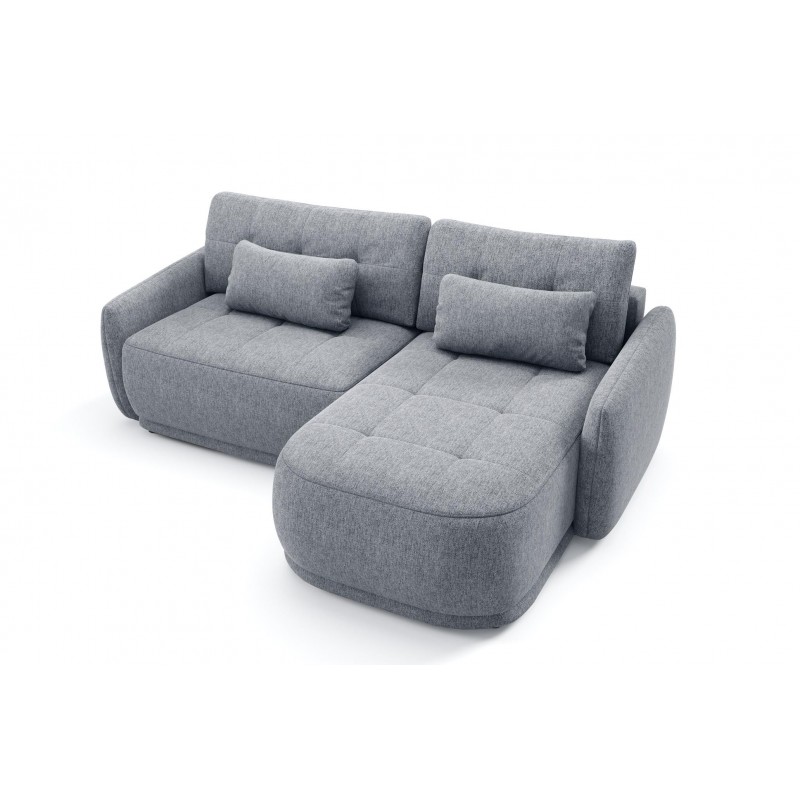 Vielseitiges Ecksofa für das Wohnzimmer KRABI grau 3/9