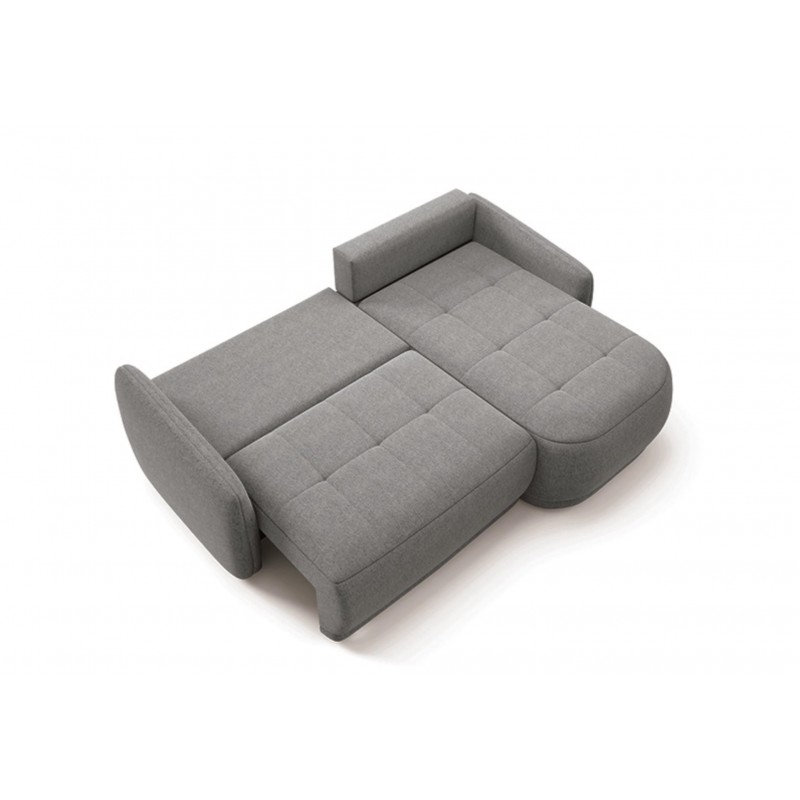 Vielseitiges Ecksofa für das Wohnzimmer KRABI grau 4/9