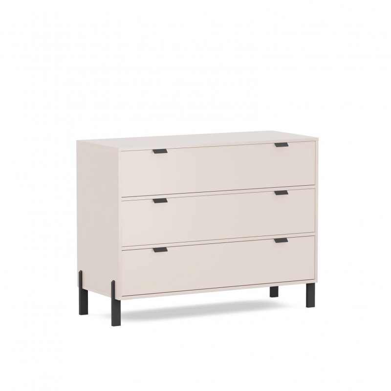 Moderne Kommode CALMA mit Schubladen sandbeige
