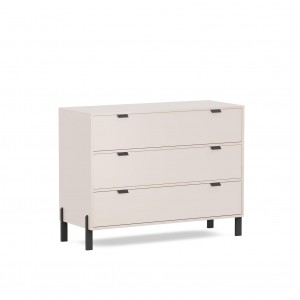 Moderne Kommode CALMA mit Schubladen sandbeige 1/9