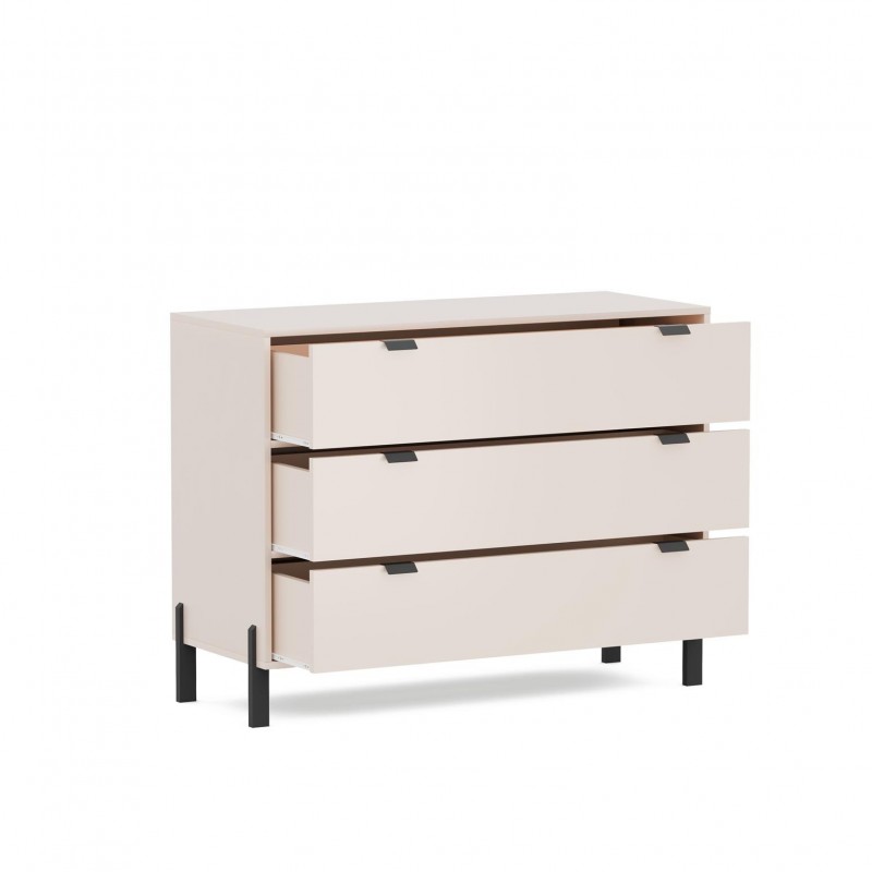 Moderne Kommode CALMA mit Schubladen sandbeige 2/9