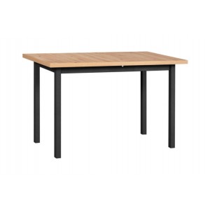 Stilvoller Klapptisch MAX X auf schwarzen Beinen Eiche Artisan für das Esszimmer 1/9