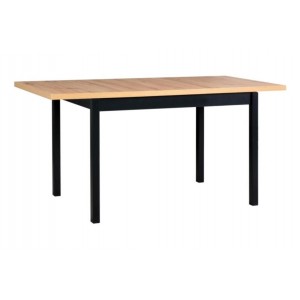 Stilvoller Klapptisch MAX X auf schwarzen Beinen Eiche Artisan für das Esszimmer 2/9