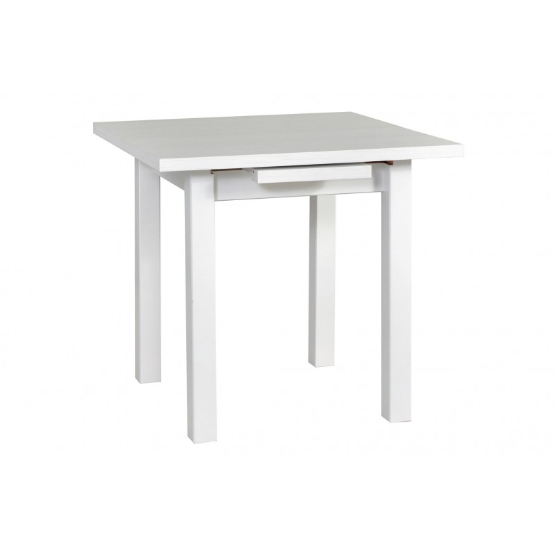 Quadratischer kleiner Klapptisch MAX VII weiß