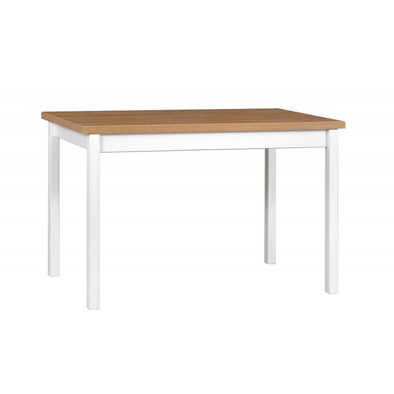 Eleganter Moderner Esstisch MAX III in Eiche grandson mit weißen Beinen für das Esszimmer