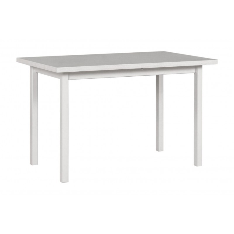 Stilvoller weißer Klapptisch MAX X auf weißen Beinen für das Esszimmer 1/9