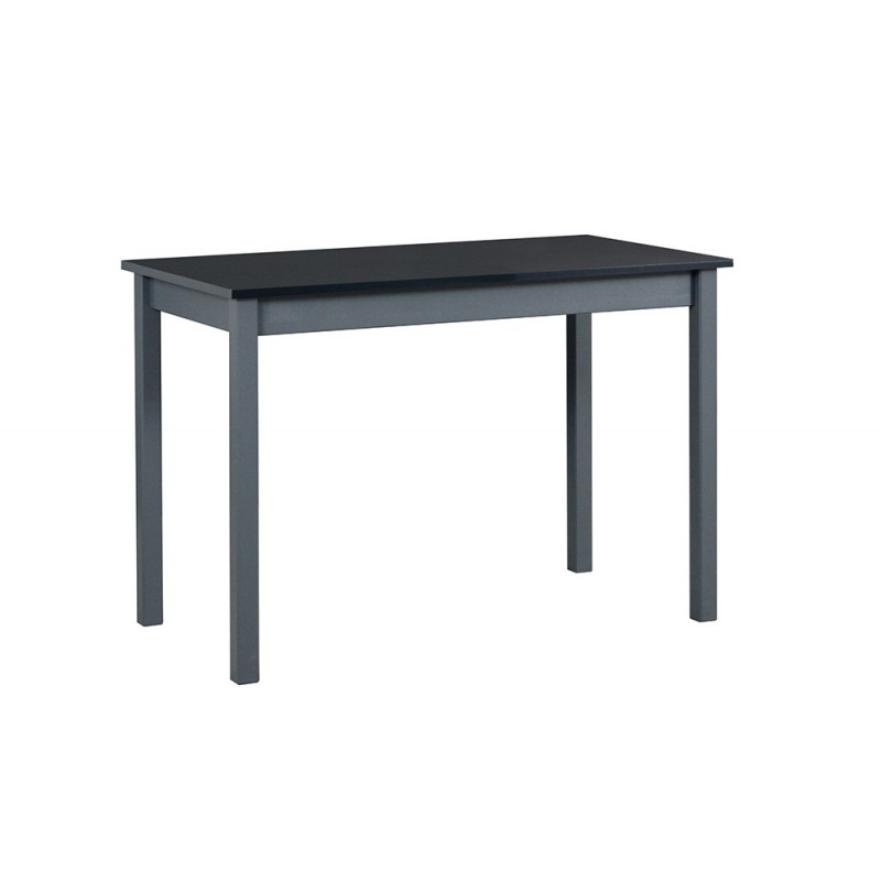Eleganter graphitfarbener Esstisch MAX II mit schwarzer Platte für das Esszimmer 1/9
