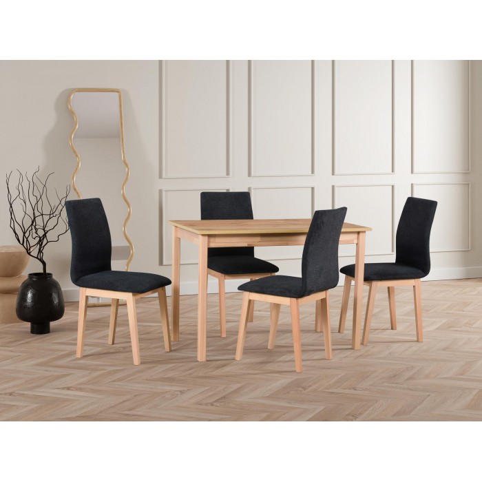 Eleganter graphitfarbener Esstisch MAX II mit...