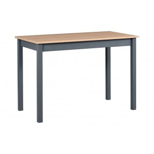 Eleganter graphitfarbener Esstisch MAX II mit Eiche sonoma Platte für das Esszimmer 1/9