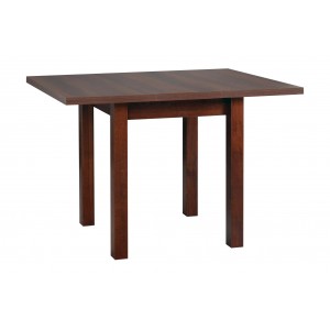 Quadratischer kleiner Klapptisch MAX VII Nussbaum 2/9