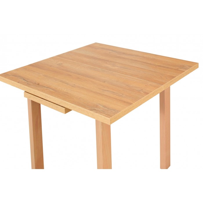 Kleiner quadratischer Klapptisch MAX VII Eiche...