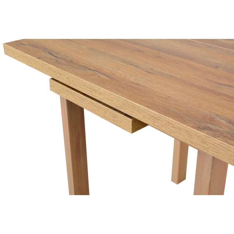 Kleiner quadratischer Klapptisch MAX VII Eiche grandson 3/9