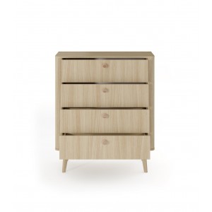 Kommode MILA 88 cm im skandinavischen Stil auf Holzbeinen 5/9