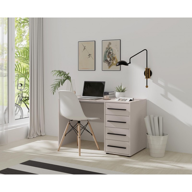 Moderner Schreibtisch MAXIVO mit Kaschmir-Schubladen für das Schlafzimmer 4/9