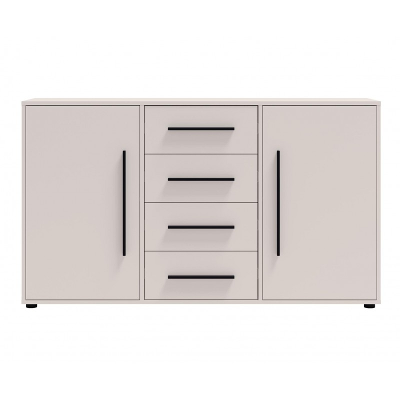 Moderne zweitürige Kommode MAXIVO aus Kaschmir für das Schlafzimmer 2/9