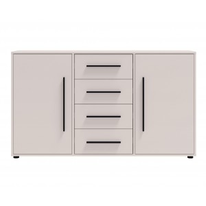 Moderne zweitürige Kommode MAXIVO aus Kaschmir für das Schlafzimmer 2/9