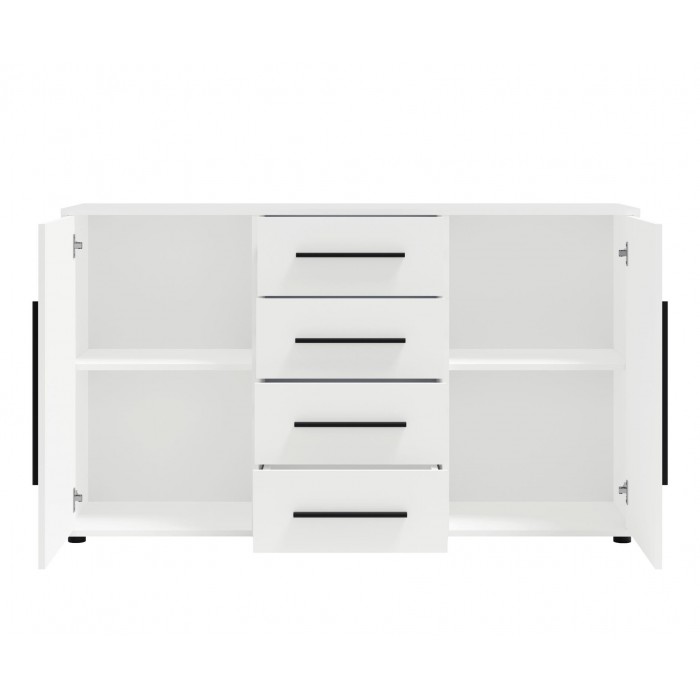 Moderne zweitürige Kommode MAXIVO aus Kaschmir für das Schlafzimmer