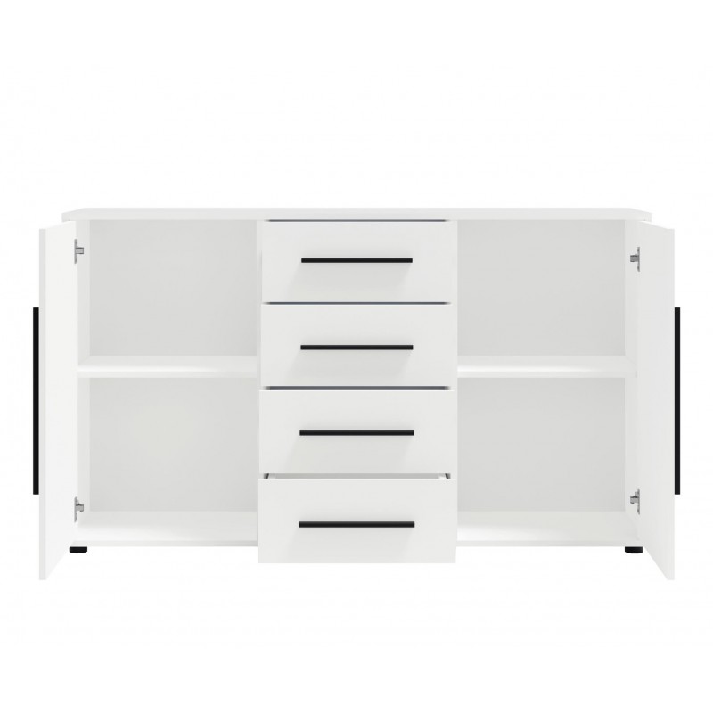 Moderne zweitürige Kommode MAXIVO aus Kaschmir für das Schlafzimmer 3/9